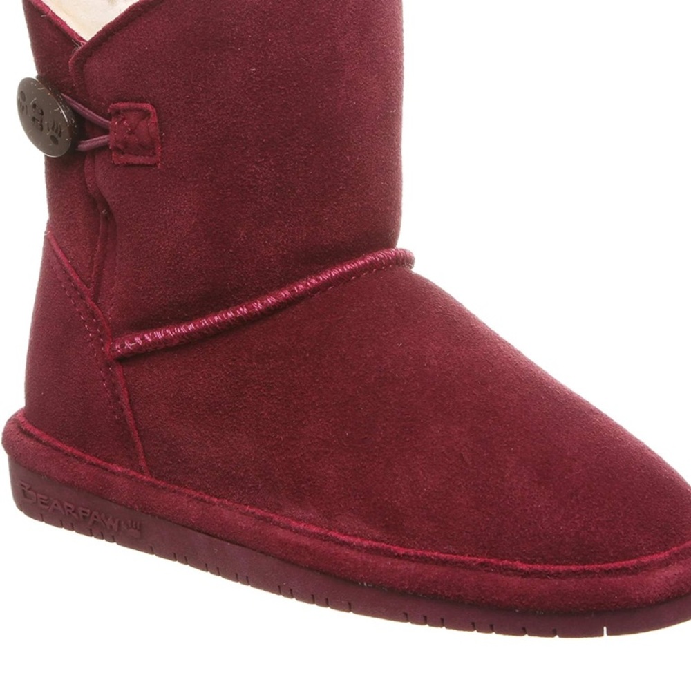 SilverDew Burgundy Suede Boots